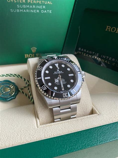 rolex submariner on small wrist|2023 submariner no date 124060.